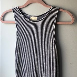 Midi pin stripe dress